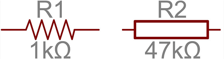 مقاومت الکتریکی چیست؟انواع مقاومت ها کدامند؟ 2 نماد مقاومت الکتریکی