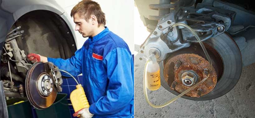 changing breake oil