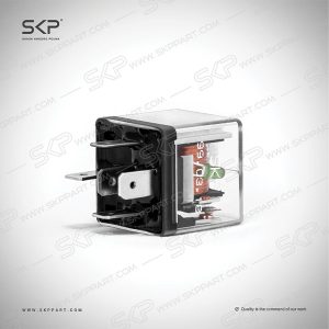 رله 5 پایه شیشه ای LED دار SKP