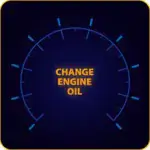 چراغ هشدار تعویض روغن موتور چراغ تعویض روغن موتور