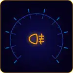 علامت هشدار چراغ مه شکن چراغ های مه شکن