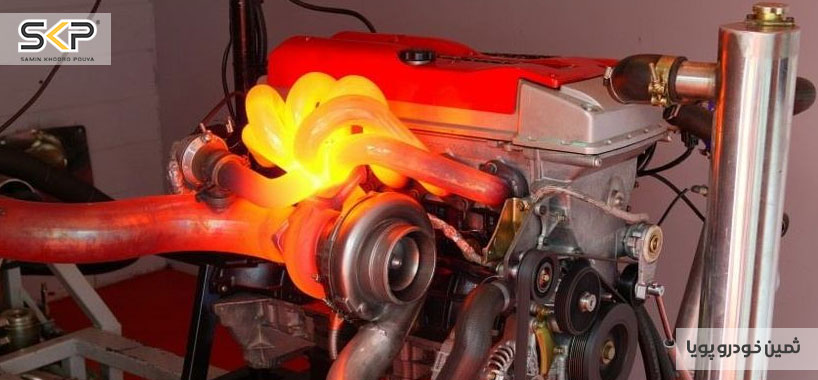 ایرادات و دلایل خرابی کاتالیزور خودرو 4 سرخ شدن منیفولد ماشین در اثر خرابی کاتالیزور