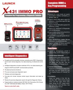 دیاگ لانچ Launch X431 IMMO PRO 6 luanch x431 IMMO PRO